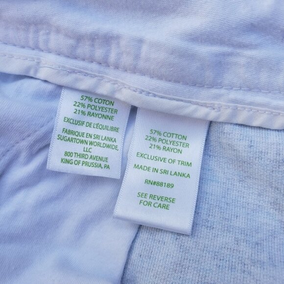 LILLY PULITZER - 5" Callahan Knit Short Cumulus Blue Blooming Together Size 16 - Picture 6 of 9